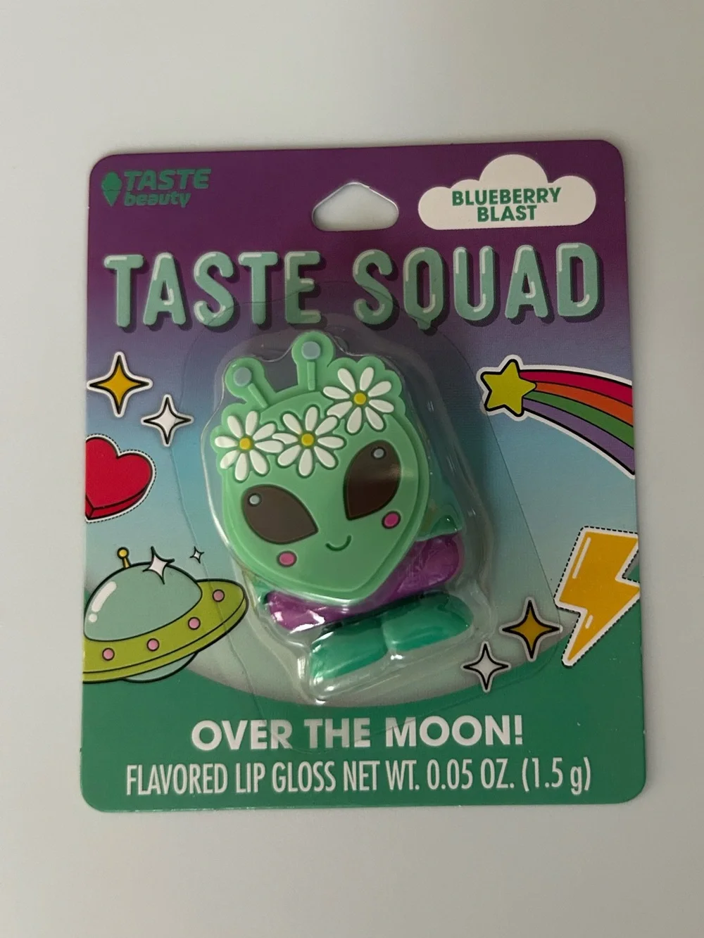 Taste Beauty Taste Squad Over The Moon Lip Gloss Blueberry Blast NWT